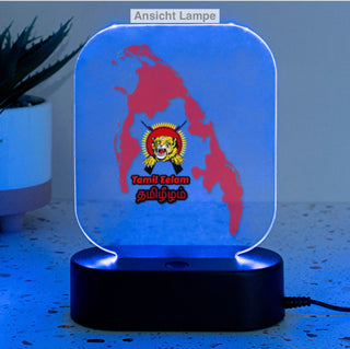 Tamil Eelam 3D Foto Lampe