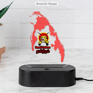 Tamil Eelam 3D Foto Lampe